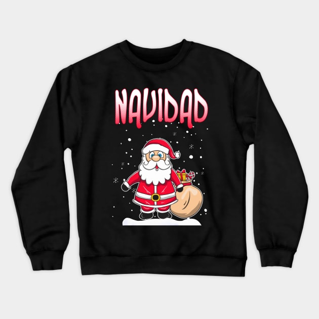 Feliz Navidad Matching Couple Sweaters Crewneck Sweatshirt by KsuAnn